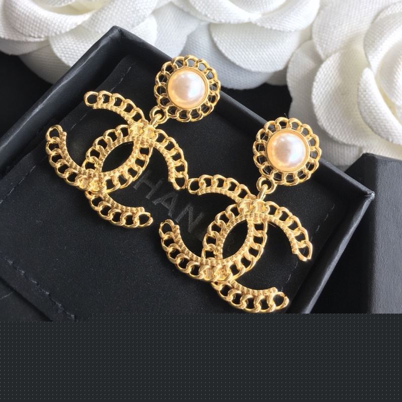 Ch*el earrings